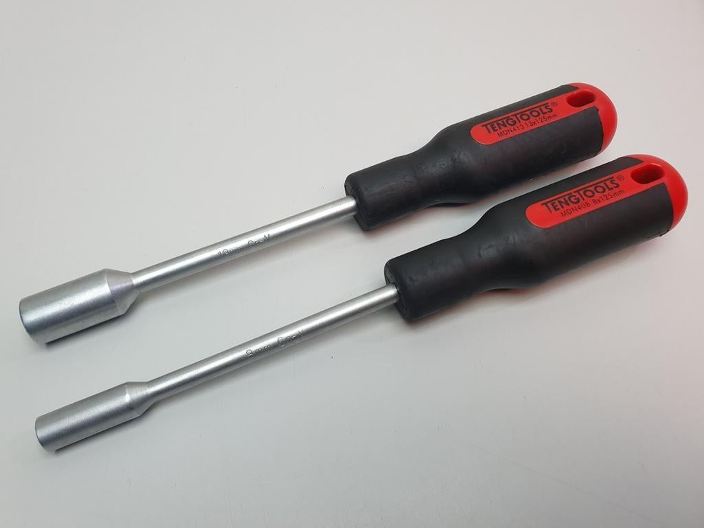 Tengtools dopschroevendraaiers maat 8 en 13 mm ZGAN, Auto diversen, Autogereedschap, Zo goed als nieuw, Ophalen of Verzenden