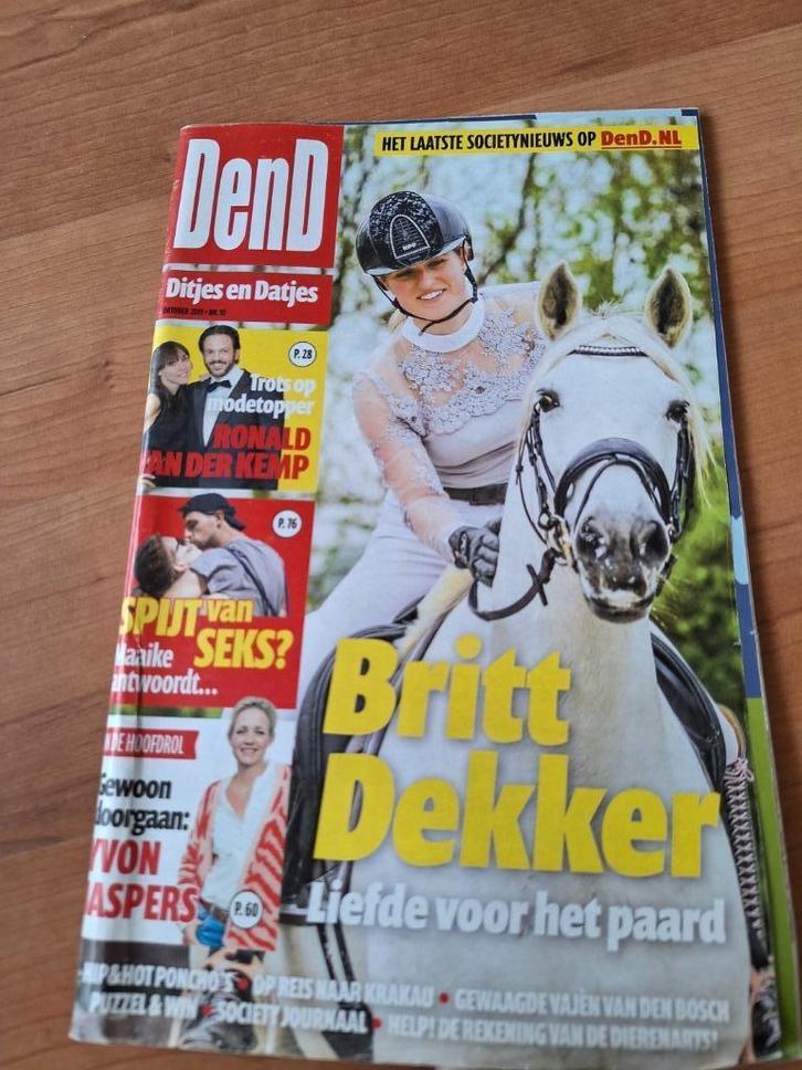 D&D Britt Dekker Miss Angela Visser Vajen van den Bosch, Verzamelen, Tijdschriften, Kranten en Knipsels, Tijdschrift, Nederland