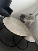 Mooie salontafels - gebruikt, goede staat, Gebruikt, Rond, Metaal, Minder dan 50 cm
