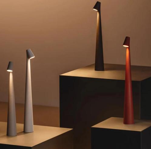 Faillissementsverkoop draadloze tafellamp 3 stuks, grijs, Huis en Inrichting, Lampen | Tafellampen, Nieuw, Minder dan 50 cm, Kunststof