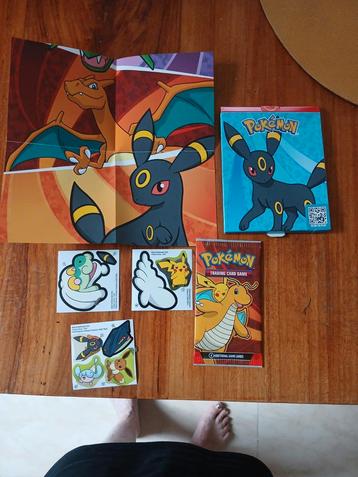 Pokemon stickers en poster en trading card game beschikbaar voor biedingen
