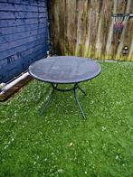 Tuintafel/Eettafel - diameter 110cm, Tuin en Terras, Tuintafels, Ophalen, Gebruikt, Rond, Metaal
