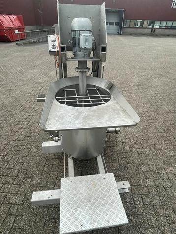 Rvs menger Mengmachine rvs snijmachine beschikbaar voor biedingen