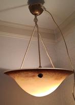 Pate de verre art nouveau franse lamp hanglamp, Huis en Inrichting, Ophalen of Verzenden, Nieuw, Glas, Minder dan 50 cm