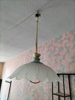 Hanglamp bloem mat glas, Huis en Inrichting, Lampen | Hanglampen, Ophalen, Gebruikt, Minder dan 50 cm