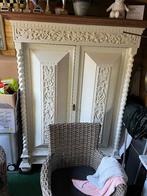 ANTIEKE KUSSENKAST 3 PLANKEN MASSIEF IN GOEDE STAAT, Ophalen