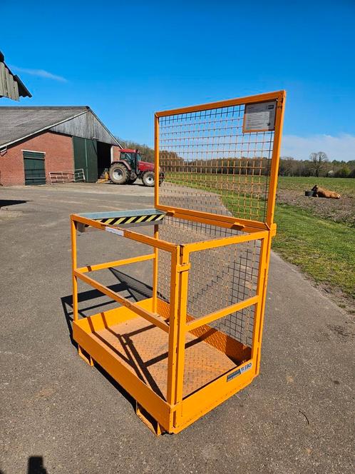 Werkkooi veiligheidskooi manbak heftruck, Doe-het-zelf en Verbouw, Transportwagens, Zo goed als nieuw, Transportkar, Ophalen