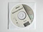 Nikon 1 J1 reference Manual - gebruikershandleiding CD-ROM, Computers en Software, Besturingssoftware, Ophalen of Verzenden, Zo goed als nieuw