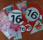 Feestversiering voor 16 jaar 11-delig, Ophalen, Zo goed als nieuw, Versiering, Verjaardag