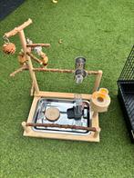 Vogelkooi met accessoires, Dieren en Toebehoren, Ophalen, Zo goed als nieuw, Kooi-accessoires