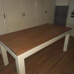 Eettafel rechthoek mango hout, Ophalen, Gebruikt, 200 cm of meer, 50 tot 100 cm