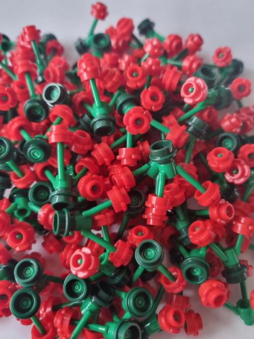 100 nieuwe lego bloemen rood / groen, Kinderen en Baby's, Speelgoed | Duplo en Lego, Nieuw, Lego, Losse stenen, Ophalen of Verzenden