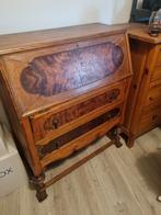 antiek, schrijftafel, bureau, secretaire, sierhout, hout, Ophalen