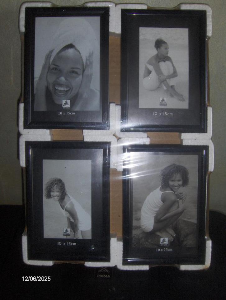 Easy Frame Zwart Glanzend Fotolijsten voor 10 x15cm foto's., Audio, Tv en Foto, Fotografie | Fotolijsten, Nieuw, Ophalen of Verzenden