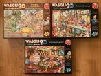 3 Wasgij puzzels voor €12,00, Ophalen, 500 t/m 1500 stukjes, Gebruikt, Legpuzzel
