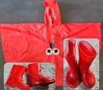 Regenlaarzen maat 20 en gebruikte Poncho, Kinderen en Baby's, Kinderkleding | Schoenen en Sokken, Ophalen of Verzenden, Nieuw