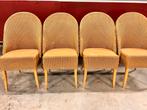 Lloyd loom stoelen. 4 stuks, Huis en Inrichting, Stoelen, Ophalen, Riet of Rotan, Gebruikt, Bruin