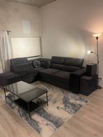 Nieuwe Bank met Ligbank, Opberging & Hoofdsteun, Huis en Inrichting, Banken | Bankstellen, 250 tot 300 cm, 100 tot 125 cm, Hoekbank