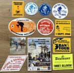 Wielrennen 12 x sticker DIVERSE WIELERWEDSTRIJDEN, Ophalen of Verzenden, Overige typen