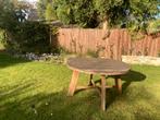 Gratis Ronde Houten Tafel - 140cm, Tuin en Terras, Ophalen, Gebruikt, Rond, Hout