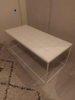 Tegel salontafel met metalen frame van het merk Zuiver., Huis en Inrichting, Ophalen, 100 tot 150 cm, 50 tot 100 cm, Minder dan 50 cm