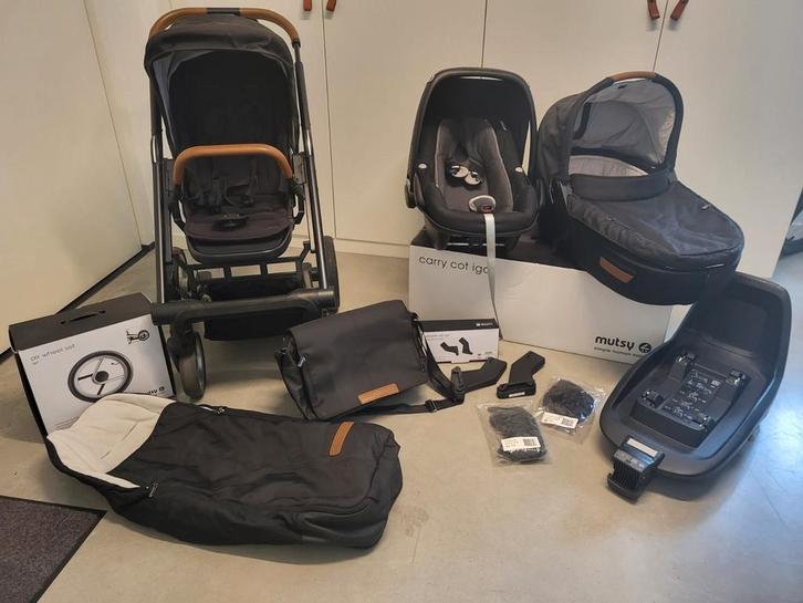 Kinderwagen - Mutsy Igo - Reiswieg, Autostoel, Isofix, Kinderen en Baby's, Kinderwagens en Combinaties, Gebruikt, Combiwagen, Mutsy