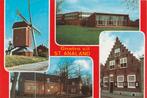 SINT ANNALAND Molen Museum School Gevel Groeten, Verzamelen, Verzenden, 1960 tot 1980, Gelopen, Zeeland