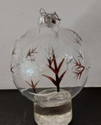 Kerst doorzichtige glazen kerstbal groot Goodwill Belgie, Ophalen of Verzenden, Nieuw