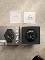 Garmin Fenix 7X Sapphire Solar, Gebruikt, Zwart, IOS, Ophalen of Verzenden