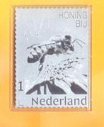 2021 nederland postzegel zilver de honingbij in map, Na 1940, Ophalen of Verzenden, Postfris