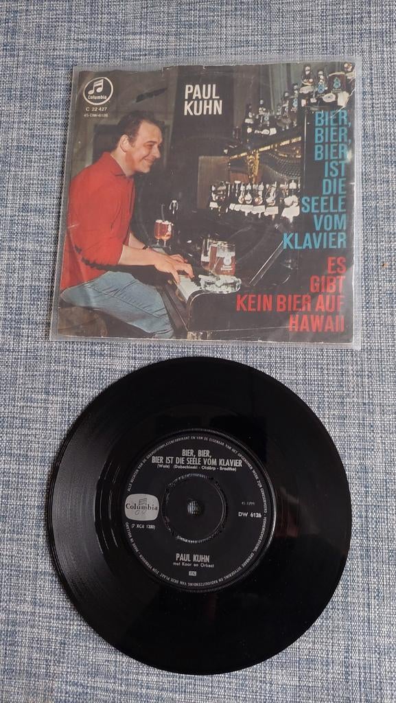single Paul Kuhn - Bier, Bier, Bier ist die seele von - 1963, Gebruikt, 7 inch, Single, Ophalen of Verzenden