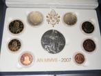 Vaticaan 2007 PROOF+medaille, Postzegels en Munten, Munten | Europa | Euromunten, Setje, Overige waardes, Ophalen of Verzenden