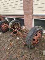 Woonwagen onderstel wielen draaikrans pipowagen schaftkeet, Ophalen