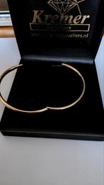 Massief 14 karaat gouden bangle zie bon laatste foto, Sieraden, Tassen en Uiterlijk, Armbanden, Ophalen of Verzenden, Nieuw, Goud