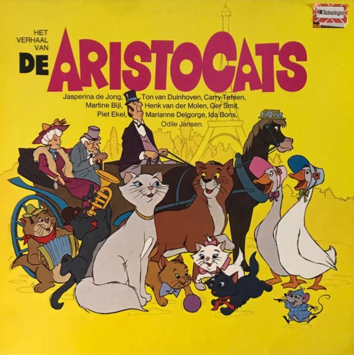 De Artistocats - fraaie LP uit 1970 (o.m. Jasperina de Jong, Verzamelen, Disney, Gebruikt, Overige typen, Overige figuren, Ophalen