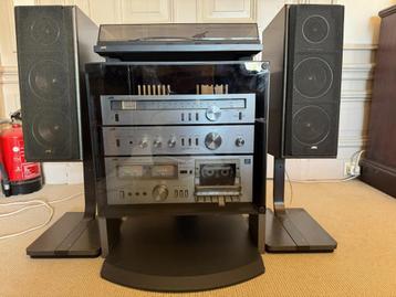 Vintage JVC Stereotoren platenspeler cassettedeck boxen beschikbaar voor biedingen