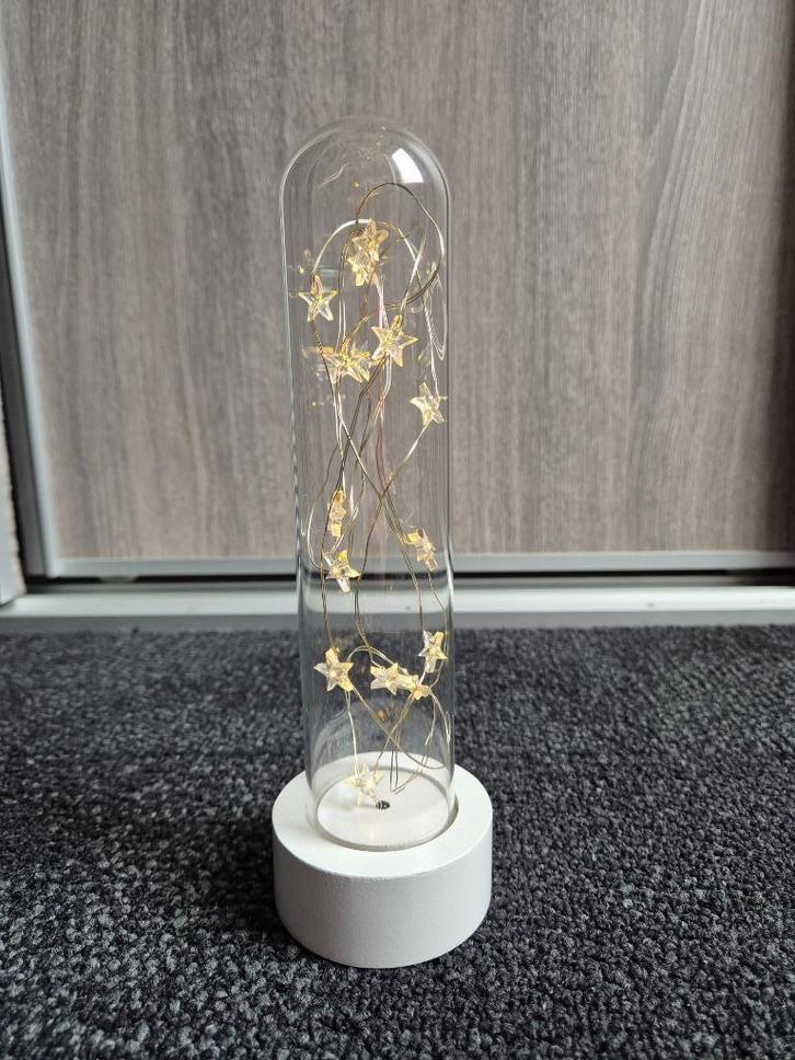Lamp van het merk Sirius (Bijenkorf), Huis en Inrichting, Lampen | Tafellampen, Nieuw, Minder dan 50 cm, Glas, Hout, Ophalen of Verzenden
