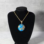 Earth Pendant Iced-Out Chain, Ophalen of Verzenden, Nieuw