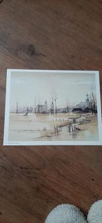 Aquarel Doornspijk - 24x30 cm, Ophalen of Verzenden