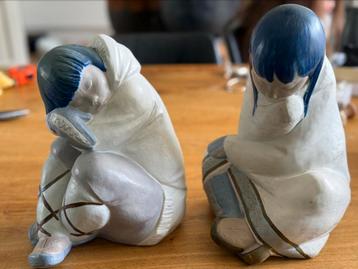 Lladro grote eskimo’s gres afwerking  beschikbaar voor biedingen