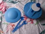 Slacentrifuge Tupperware, Huis en Inrichting, Keuken | Tupperware, Ophalen of Verzenden, Zo goed als nieuw, Blauw, Bak of Kom