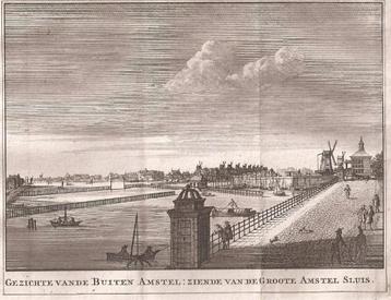 Gezichte v.de Buiten Amstel: ziende v.de Groote Amstel Sluis beschikbaar voor biedingen