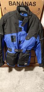 Motorjas motoline met uitneembare binnen jas  Blauw/Zwart M, Jas | textiel, Ophalen of Verzenden, Tweedehands, Heren