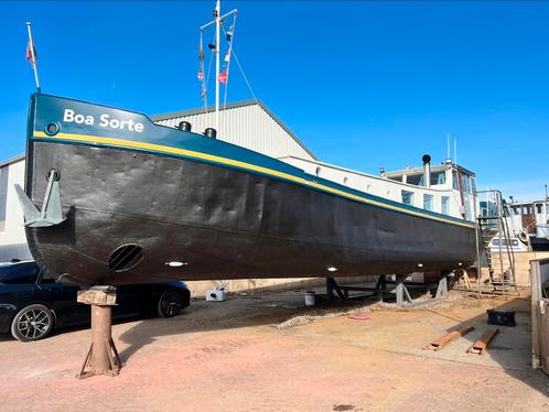 Mooi woonschip cvo gekeurd, Watersport en Boten, Motorboten en Motorjachten, Gebruikt, Staal, 12 meter of meer, Diesel, Binnenboordmotor