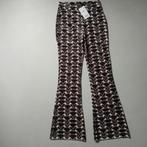 Nieuwe velours flared broek - Maat S, Maat 38/40 (M), Terstal, Zwart, Nieuw