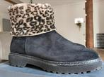 Leopard print boots 39, Sioux, Zwart, Lage of Enkellaarzen, Ophalen of Verzenden