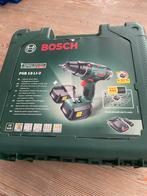 Bosch boormachine met 2 accus, Doe-het-zelf en Verbouw, Ophalen of Verzenden, Zo goed als nieuw, 600 watt of meer, Boormachine