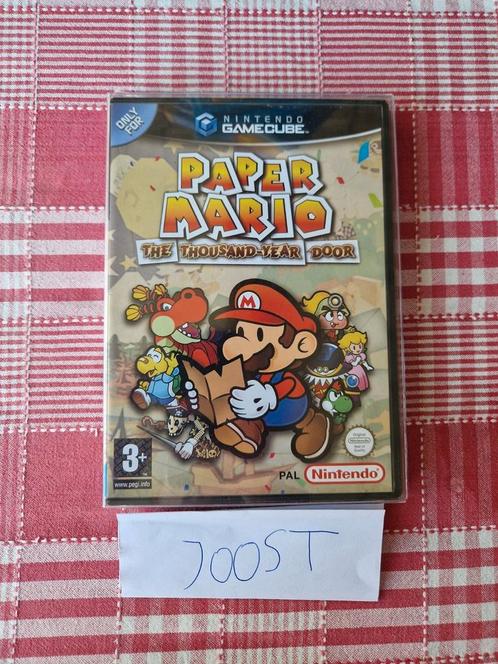 Paper Mario the thousand year door Gamecube compleet ZGAN, Spelcomputers en Games, Games | Nintendo GameCube, Zo goed als nieuw