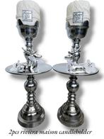 2 riviera maison hert & 2 RM kandelaars & 2 RM kaarsen, Ophalen of Verzenden, Nieuw, Overige materialen, Minder dan 25 cm
