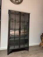 Industriële vitrinekast, Huis en Inrichting, Ophalen, Met plank(en), 50 tot 100 cm, Zo goed als nieuw